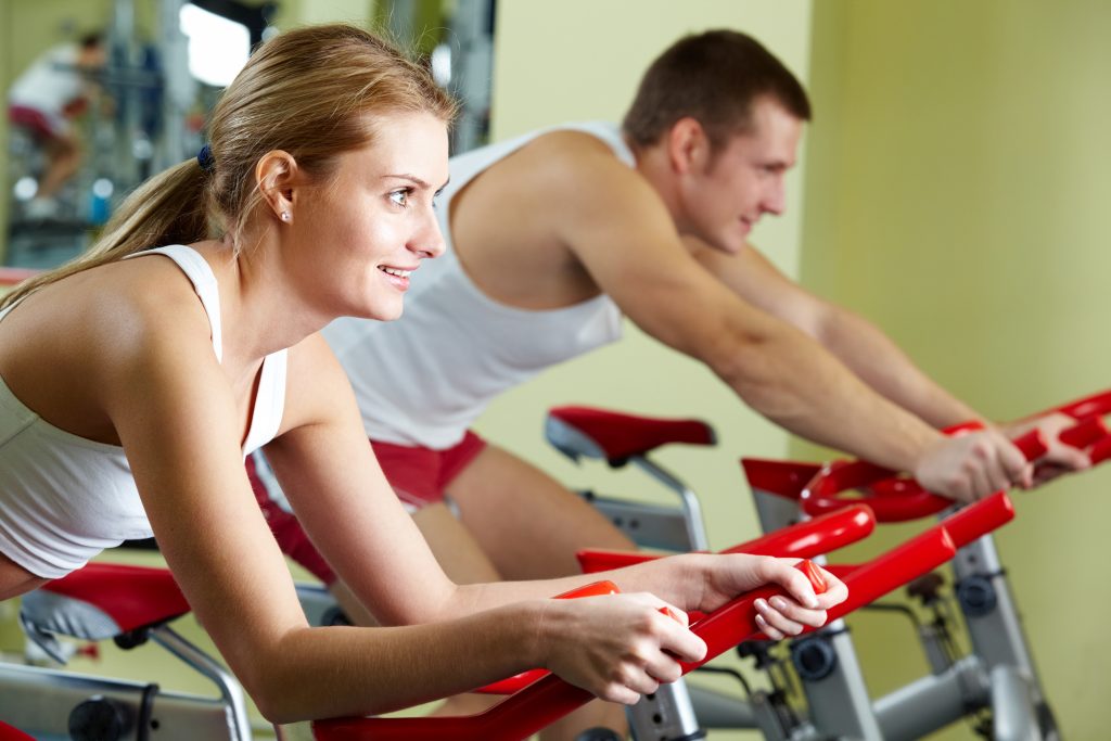 woman at gym